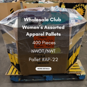 Wholesale Club | Women's Assorted Apparel Pallets | NWT/NWOT | 400 Pieces | Pallet #AP-22